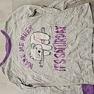Girls pj top